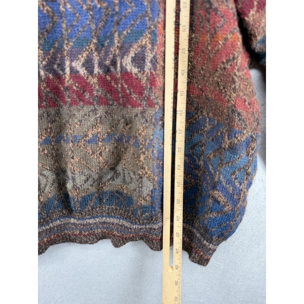 VTG INTI for George Alexander Mens L 100% Alpaca Handloomed in Bolivia Sweater - Picture 6 of 9
